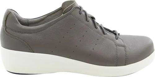 Vista 2 de TRAQ by Alegria Cliq - Zapato inteligente para caminar para mujer, color paloma, 7 M de EE. UU, Paloma