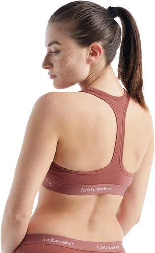 Vista 2 de Icebreaker Merino Womens Women's Sprite Racerback Sports Bra Uva