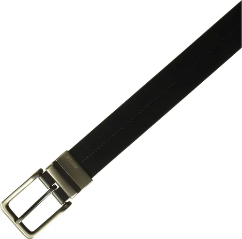 Vista 2 de Fossil Cinturón reversible de cuero negromarrón para hombre