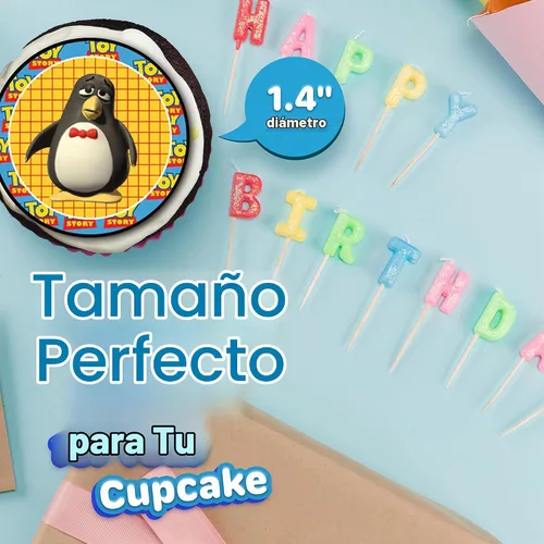 Vista 3 de 30 adornos comestibles para cupcakes con temática de aventuras de juego, colección de decoraciones comestibles para tartas sin cortar comestible