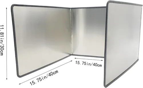 Vista 2 de BILLAMB Protector contra salpicaduras de aceite, protector de cocina antisalpicaduras, pantalla de salpicaduras para sartén, protector