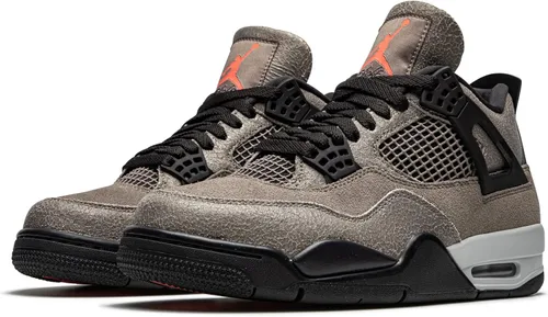 Vista 2 de Tenis de baloncesto para hombre Jordan 4 Retro Lighting Yellow, amarillo relámpago