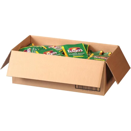 Vista 2 de Folgers - Paquetes de filtros de café, descafeinado, alojamiento en la habitación, 0.9 onzas, 200/caja