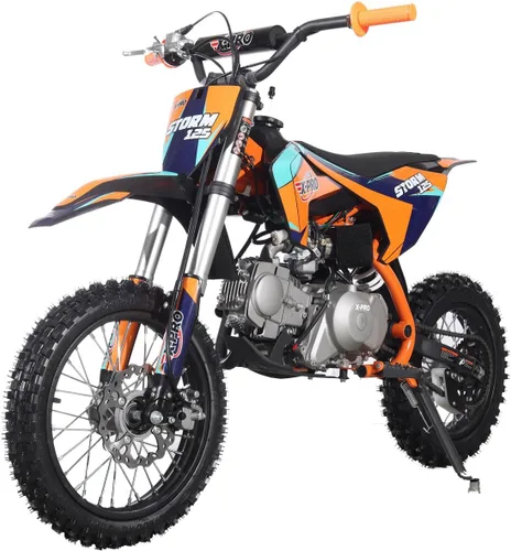 Vista 6 de X-PRO Storm - Bicicleta de cross de gasolina de 125 cc, transmisión automática, absorción de impactos delanteros invertidos, neumáticos de 14