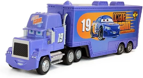 Vista 2 de wltk Movie Cars 2 3 Hauler Mack Truck NO.19 y Bobby Swift Racer Speed 2PCS Vehículos, McQueen Jackson Storm Cruz Ramírez Vehículos