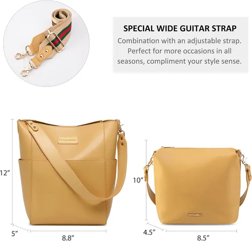 Vista 3 de Montana West Bucket Bag for Women Crossbody Purses and Handbags Hobo Shoulder Bags