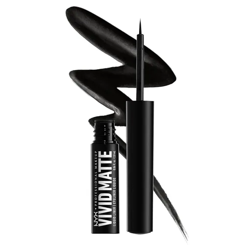 Vista 12 de NYX PROFESSIONAL MAKEUP Vivid Brights - Delineador líquido resistente a las manchas con punta precisa, Cobalt Crush 05 Cobalt Crush