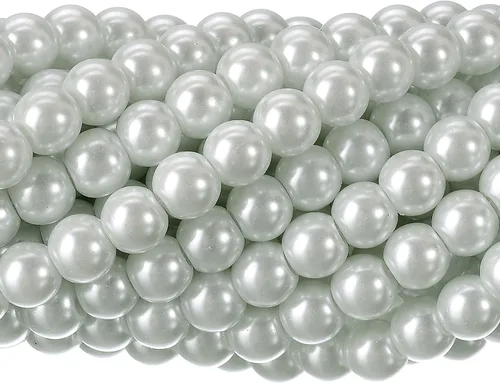 Vista 34 de RUBYCA 200 piezas de cuentas redondas de cristal checo satinado brillante pequeñas para hacer joyería 10mm Amatista Púrpura
