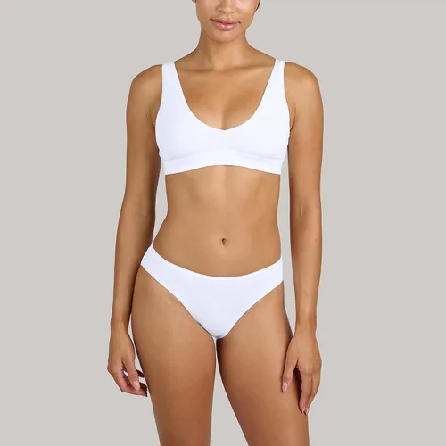 Vista 5 de MeUndies Bikini de algodón elástico para mujer - Bragas cómodas - Paquete de 3 - Tela exclusiva de Tienda
