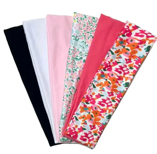 Vista 17 de TERSE Diademas para Mujeres con Estampado de Cerezas de Moda - Bandas para la Cabeza Antideslizantes de Tela Suave Bandas para el Cabello