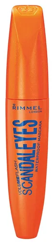 Vista 2 de Rimmel volumen largo, máscara impermeable, negro, 2 unidades 001 Impermeable Negro