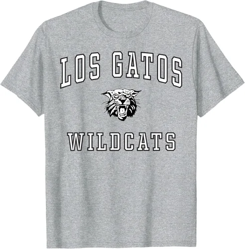 Vista 50 de Camiseta de Los Gatos de la escuela secundaria de Wildcats C1