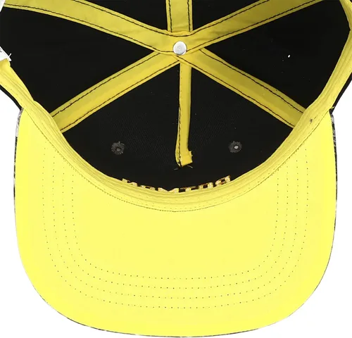 Vista 2 de Bioworld Batman Logo Gorra Snapback Negro y Gris para Niños, Negro, L