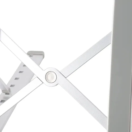 Vista 5 de Luqeeg Soporte para laptop para escritorio, soporte ergonómico ajustable de aluminio portátil para laptop, soporte plegable para computadora