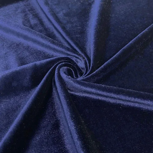 Vista 11 de Valentina Textile Inc La tela de terciopelo elástico mide 58/60 pulgadas de ancho (1 yarda, azul bebé)