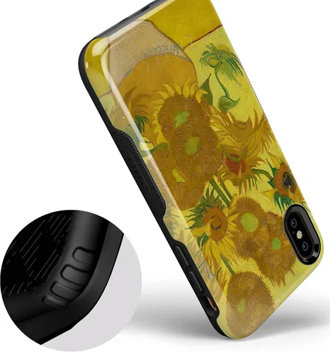 Vista 29 de Casely Funda para iPhone Xs Max Funda con estampado de festival (solo buenas vibraciones)