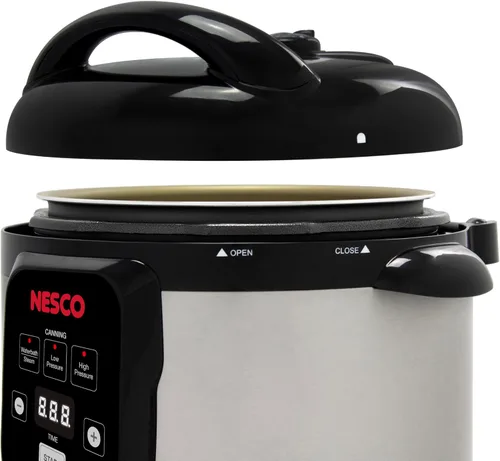 Vista 2 de Nesco NPC-9 Olla a Presión Eléctrica Inteligente y Enlatadora, Acero Inoxidable, 9.5 Qt