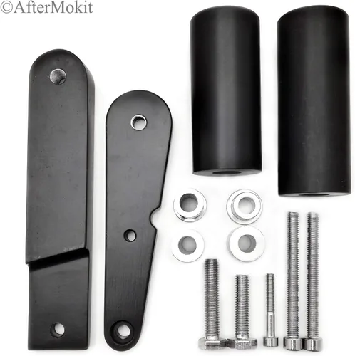 Vista 4 de Deslizadores de marco de repuesto con discos de acetal para Kawasaki Ninja 650 650R EX650 2009 2010 2011 negro