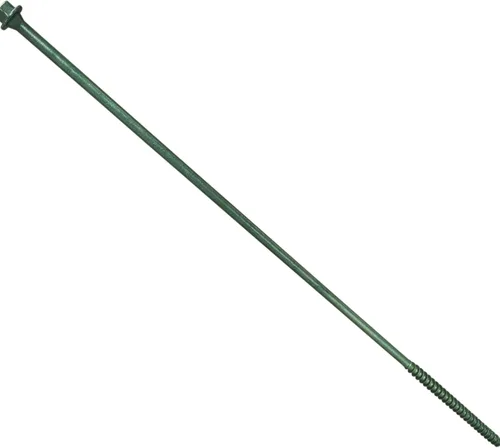 Vista 9 de Hard-to-Find Fastener 014973456009 Tornillos de madera de cabeza hexagonal, 1/4 x 4, pieza-8