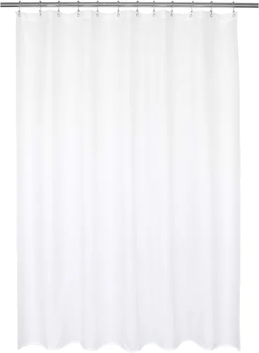 Vista 20 de Barossa Design - Cortina de ducha de tela impermeable para cabina de microfibra de calidad hotelera, 32" de ancho x 72" de alto, lavable a máquina