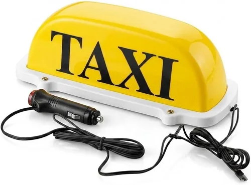 Vista 10 de BADASS SHARKS 12 V LED luz blanca magnética taxi signo techo coche Super brillante luz lámpara con 9.8 ft de alimentación enchufe línea compatible
