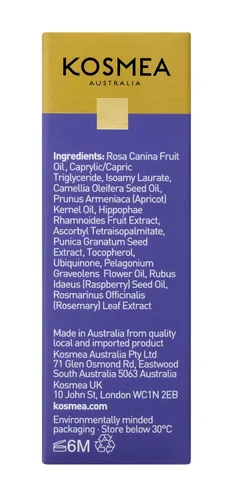 Vista 4 de Kosmea Revive - Aceite facial hidratante de esencia iluminadora para todo tipo de piel, 0.3 onzas líquidas, aceite facial superfino Aceite