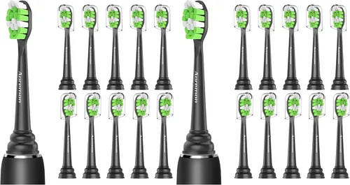Vista 11 de Aoremon - Cabezales de repuesto para cepillo de dientes para Philips Sonicare DiamondClean Serie 2/3 EasyClean ProtectiveClean FlexCare Negro
