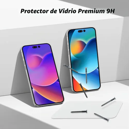 Vista 6 de DOME GLASS Whitestone [cobertura completa perfecta] Protector de pantalla de vidrio templado para iPhone 14 Pro Max con lámpara UV [2 unidades]