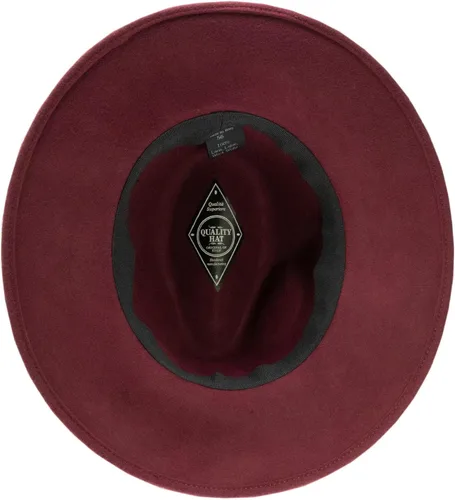 Vista 9 de B Couture Lior Wool Felt Fedora Hat Wide Brim
