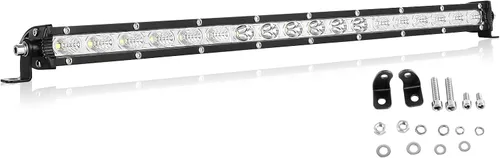 Vista 10 de Willpower 2 unids 5 pulgadas 15 W sola fila LED barra de luz Spot Beam Slim Off Road Luz niebla lámpara de trabajo luces de conducción para 4X4