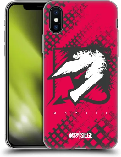Vista 73 de Head Case Designs Funda de gel con licencia oficial de Tom Clancy's Rainbow Six Siege Bandit Icons [protección de grado militar] compatible