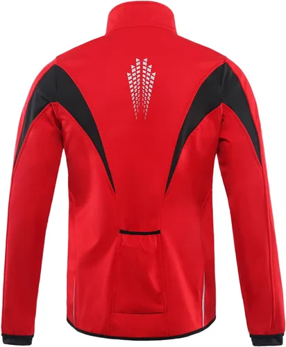Vista 23 de Chaqueta térmica para ciclismo (tejido Softshell, resistente al viento, impermeable, 15K) de ARSUXEO