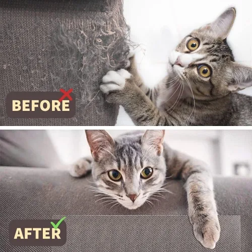 Vista 6 de Leo's Paw Protector de arañazos para muebles para sofá, gatos, protector de arañazos repelente de arañazos para sofá, adhesivo de entrenamiento