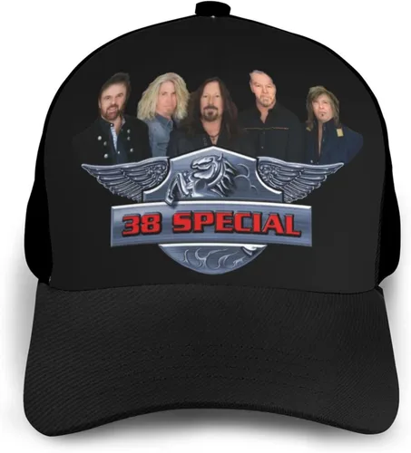 Vista 3 de 38 Rock Special Band Gorra de béisbol Unisex Moda para decoraciones de golf Ideas Regalos Negro, Negro