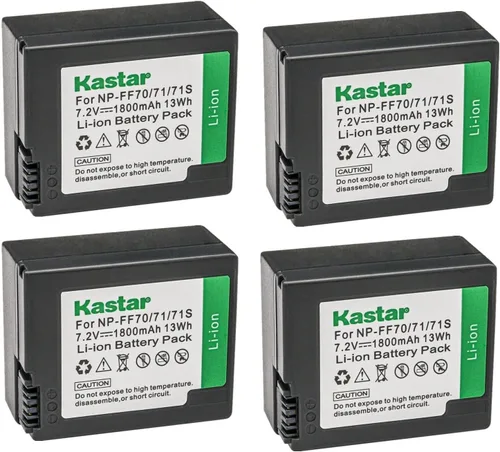 Vista 6 de Kastar Batería NP-FF70 de repuesto para Sony DCR-IP45, DCR-IP45E, DCR-IP5, DCR-IP55, DCR-IP55E, DCR-IP5E, DCR-IP7, DCR-IP7BT, DCR-IP7E, DCR-HC1000