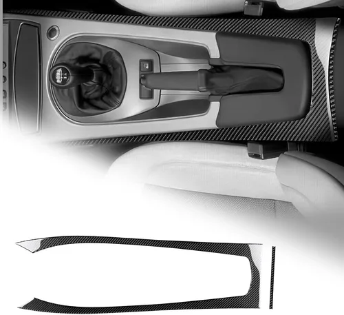 Vista 8 de AIRSPEED Fibra de carbono para BMW Z4 E85 E86 2003 2004 2005 2006 2007 2008 cubierta del marco interior de la caja de cambios de la consola central
