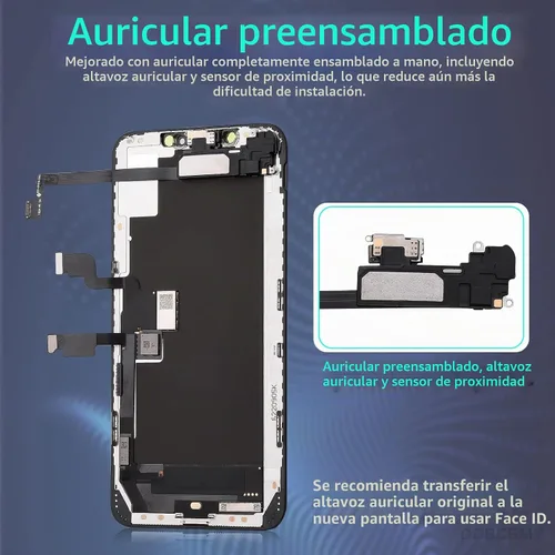 Vista 3 de [OLED para iPhone XS Max Reemplazo de Pantalla Altavoz Frontal 6.5