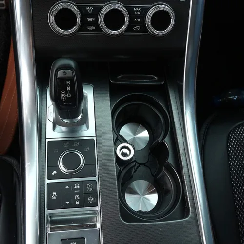 Vista 4 de Acero inoxidable coche titular de la cubierta Mat Trim para Alfa Romeo Giulia Stelvio 2017 2018