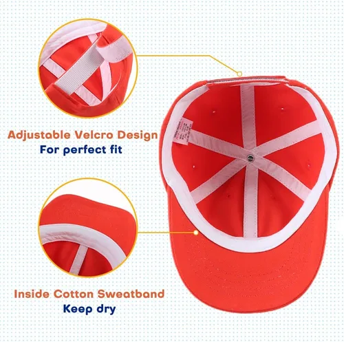 Vista 50 de Peecabe Gorra de béisbol para niños pequeños, unisex, de algodón, ajustable, para bebés, niños, gorra de béisbol para niñas de 1 a 5 años