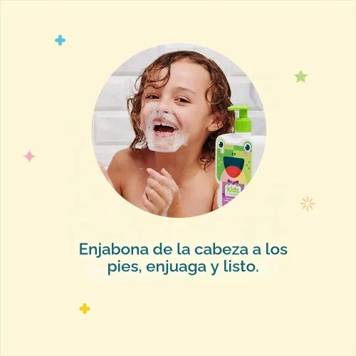 Vista 6 de Babyganics KidsFoaming Gel de baño, cupcake, sin lágrimas, 14 onzas líquidas (paquete de 2)