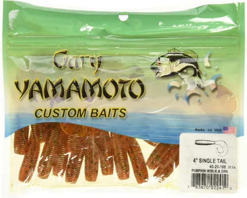 Vista 2 de Yamamoto 5 Señuelos Single Tail Grub Swimbait de Plástico Suave para Pesca Deportiva con Acción de Rizado de Cola - Paquete de 20 BEBÉ BAÑO (20 PACK)