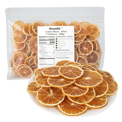 Vista 5 de Oranfit Rebanadas de limón seco 3oz/85g (50 a 65 rebanadas)