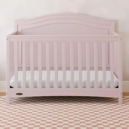 Vista 2 de Graco Paris 4 en 1 Cuna Convertible - Certificada GREENGUARD Gold, se convierte en cama infantil, diván y cama completa, se ajusta a colchón de cuna