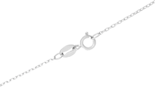 Vista 3 de Tienda Essentials Collar con colgante de flor prensada de plata de ley y oro sobre plata esterlina