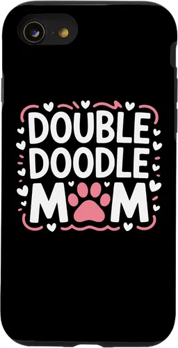 Vista 18 de Double Doodle Mom Doodle Dog Parent Family Canine Enthusiast Case for iPhone 16