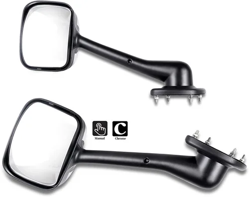 Vista 10 de ECCPP Espejo retrovisor cromado para conductor o pasajero, espejo resistente para 2004-2016 para Freightliner para Columbia para Freightliner M2