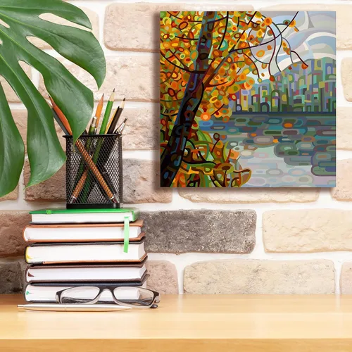 Vista 6 de Epic Graffiti 'Reflections' de Mandy Budan, arte de pared en lienzo, 12 x 12 pulgadas