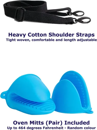Vista 3 de Bolsa enrollable para cuchillos de chef, lona encerada resistente al agua de 12 onzas, estuche portátil resistente para cuchillos con 11 ranuras