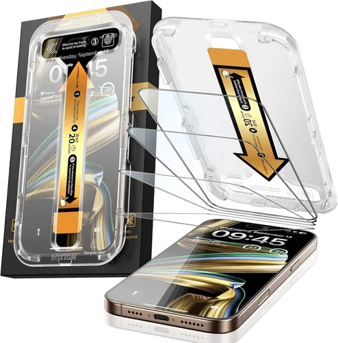 Vista 12 de MRGLAS TOP 9H+ - Paquete de 4 protectores de pantalla de vidrio para iPhone 12 Pro Max, protector de pantalla de privacidad con protector de lente