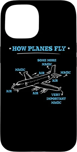 Vista 6 de Regalo de avión para pilotos y nerds de aviación - Funda Wie para iPhone 17